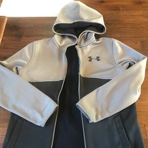 Boys Under Armour fleece jacket hoodie